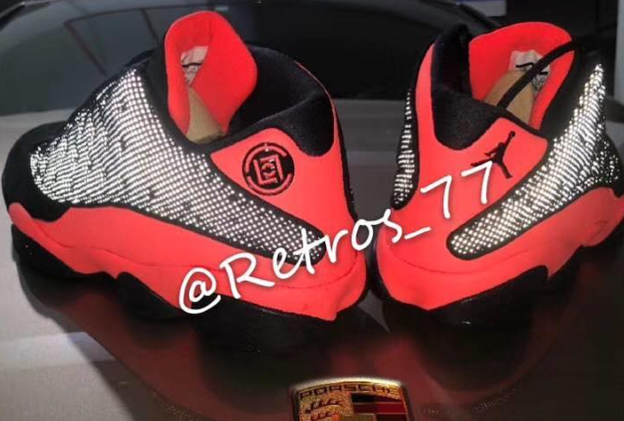 クロット × ナイキ エアジョーダン13 ロー ブラック/インフラレッド 7枚目