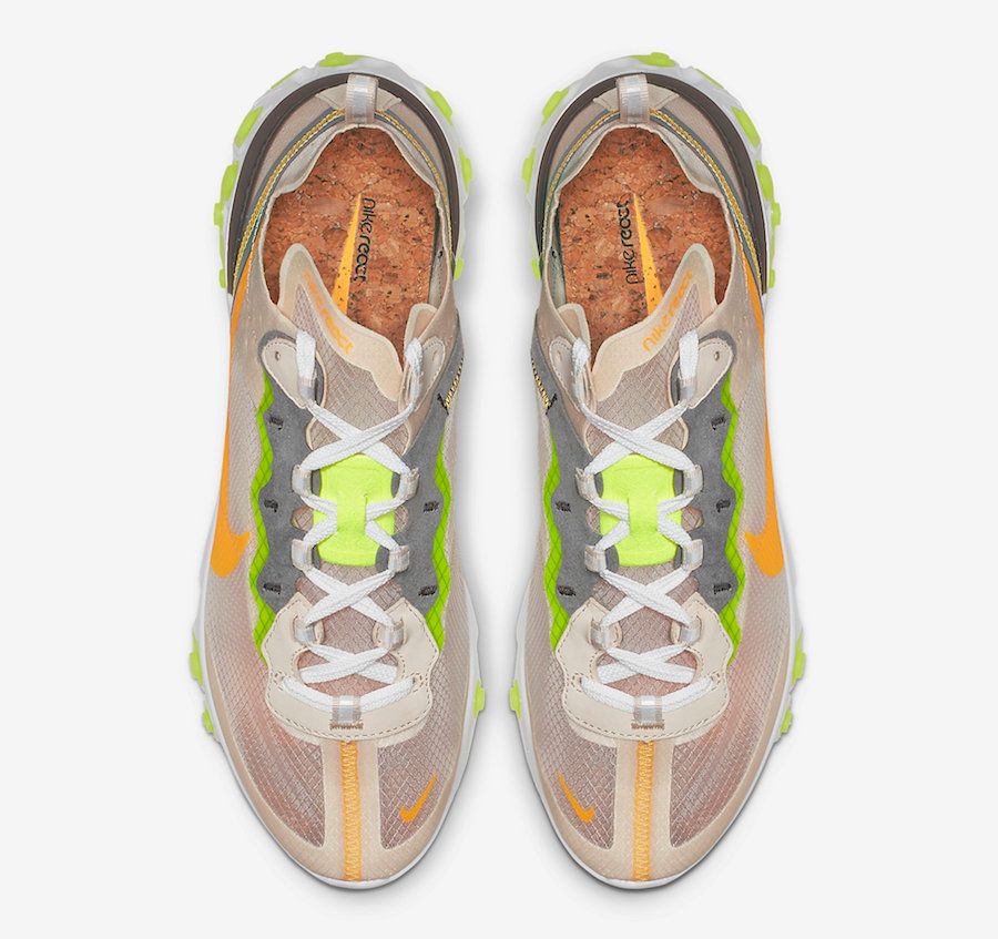 ナイキ リアクトエレメント87 "ライトオレウッドブラウン" 7枚目
