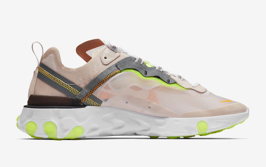 ナイキ リアクトエレメント87 "ライトオレウッドブラウン" 6枚目