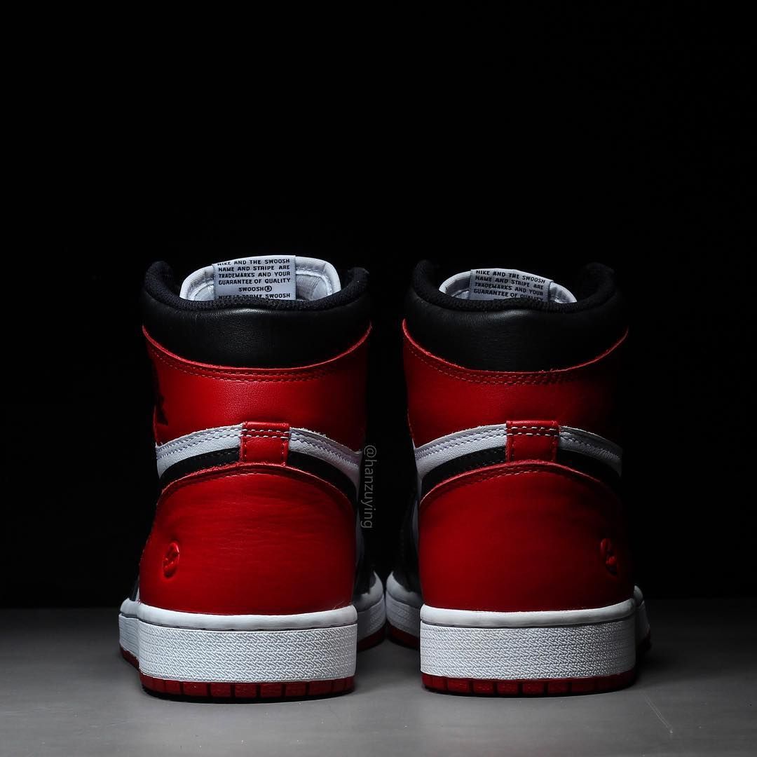 フラグメントデザイン×ナイキ エアジョーダン1 ブラックトゥ 9枚目