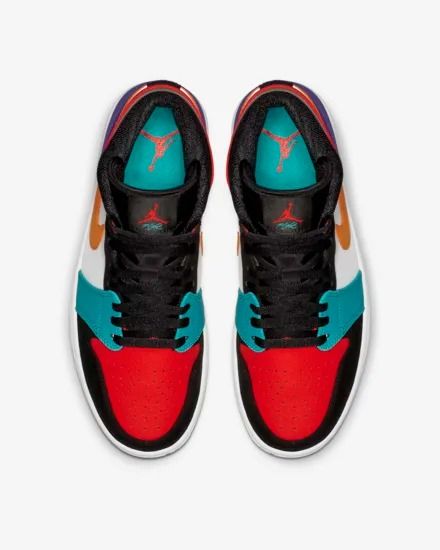 ナイキ エアジョーダン ミッド ホワイト/ブラック/ターボグリーン/ユニバーシティレッド 5枚目