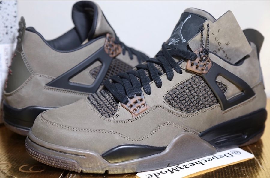 【リーク】TRAVIS SCOTT × NIKE AIR JORDAN 4 "OLIVE" 抽選/定価/販売店舗まとめ 4枚目