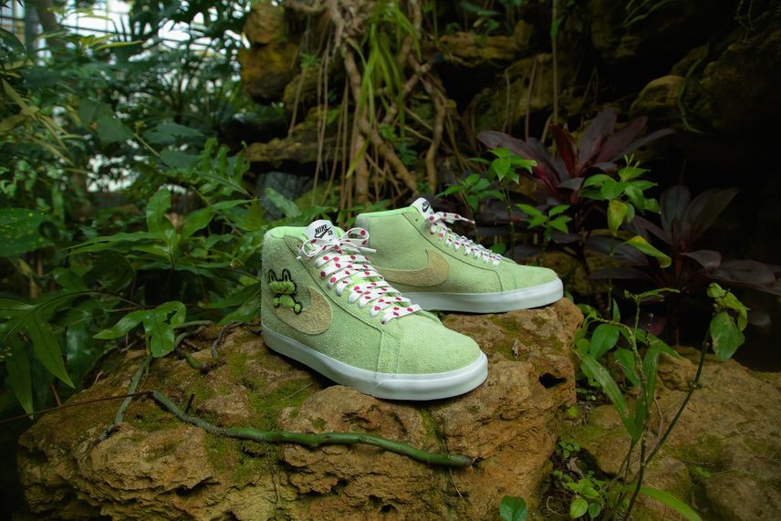 ナイキSB × フロッグスケートボード ズーム ブレーザー ミッド【3/16発売】