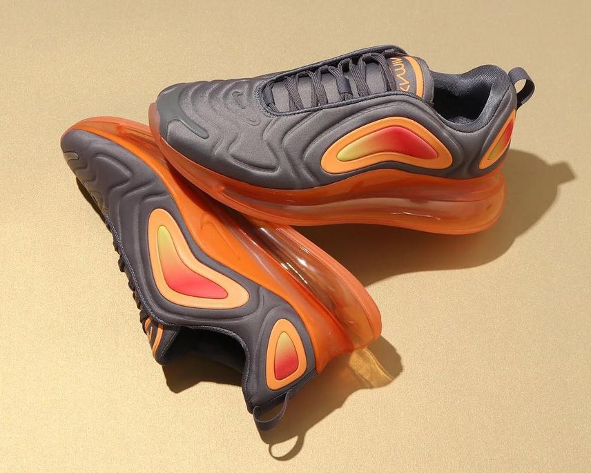 Air max 720 top orange et noir
