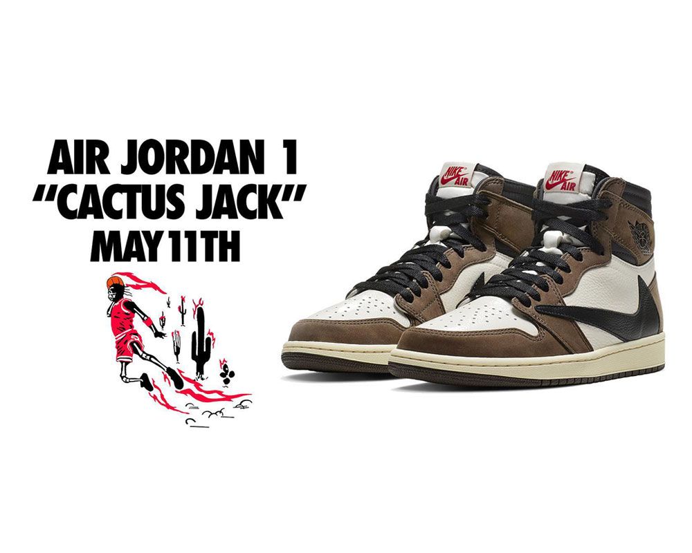 【スニダンで購入可】5/11発売 TRAVIS SCOTT × NIKE AIR JORDAN 1 RETRO HIGH OG 抽選/定価/販売店舗まとめ 6枚目