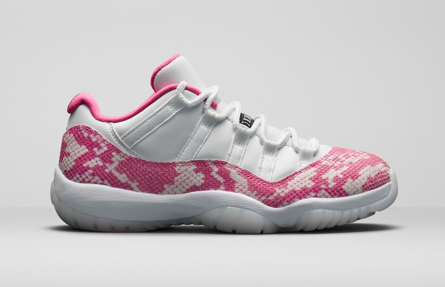ナイキ ウィメンズ エアジョーダン11 スネークスキン ピンク 5枚目