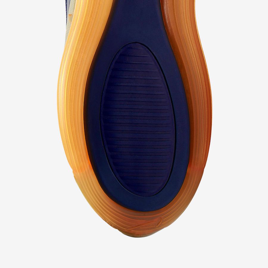 ナイキ エアマックス720 ミッドナイト ネイビー/レーザー オレンジ 5枚目