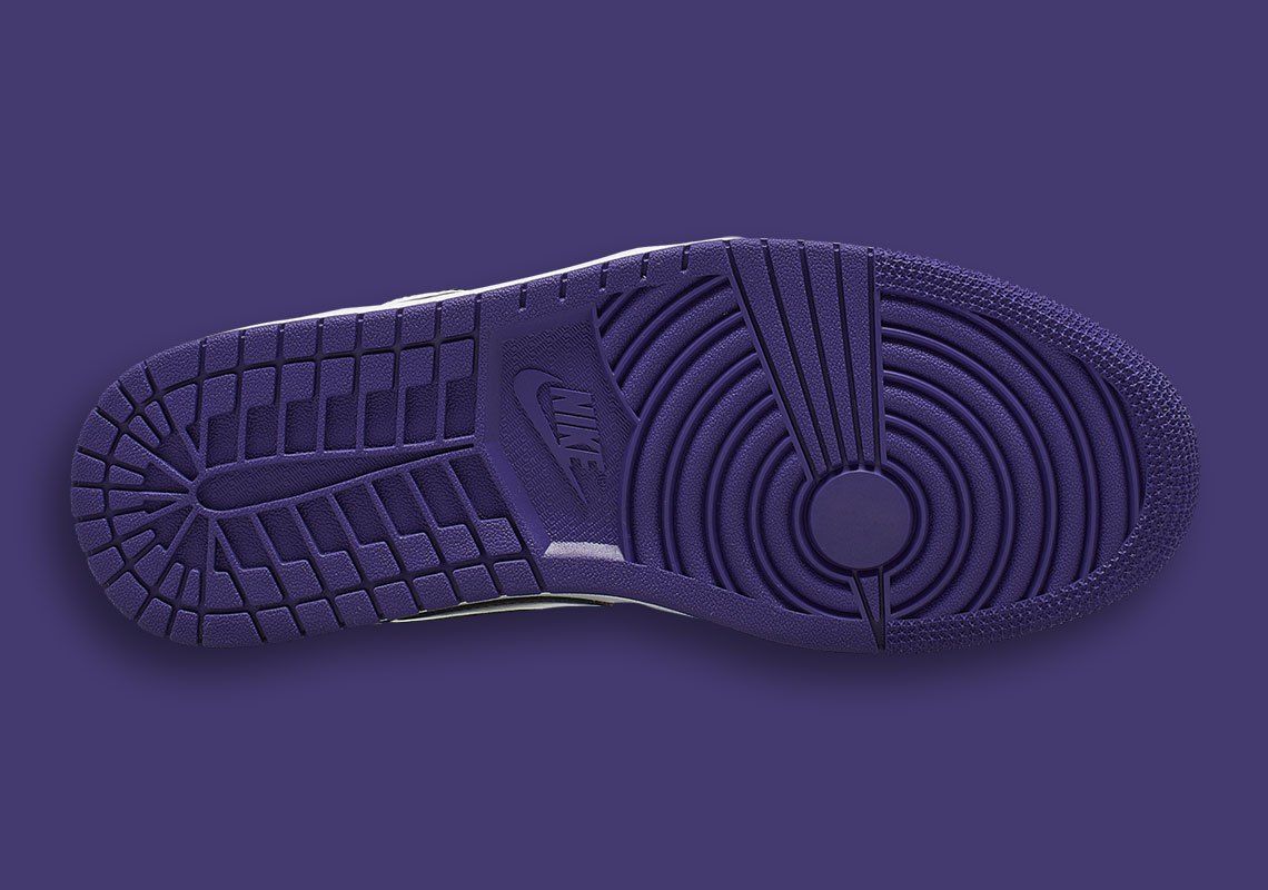ナイキ エアジョーダン1 ロー コートパープル 8枚目