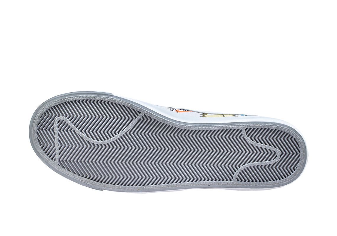 ナイキ ブレーザー ミッド パッチワーク "ホワイト" 6枚目