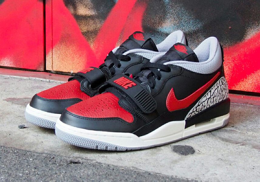 ナイキ ジョーダンレガシー312 ロー ブラック/ユニバーシティレッド【5/22発売】