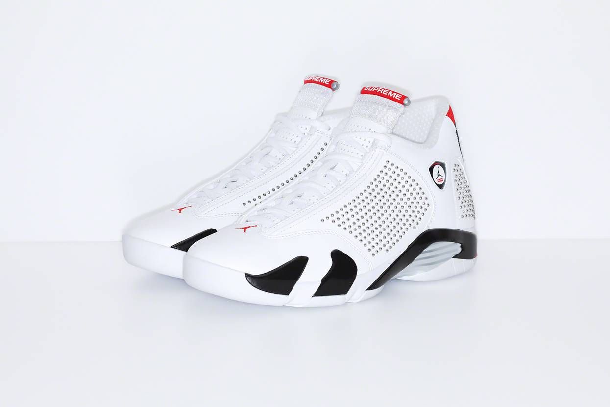 【販売リンクあり】6/15発売 SUPREME × NIKE AIR JORDAN 14 2COLORS 抽選/定価/販売店舗あり 6枚目