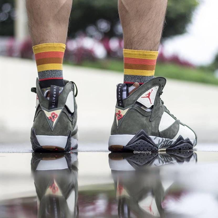 パタ × ナイキ エアジョーダン7 レトロ セコイア 3枚目