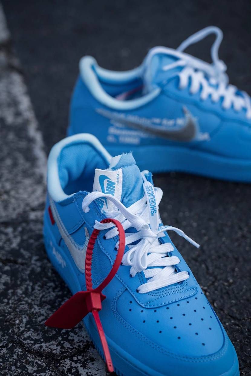 【スニダンで購入可】OFF-WHITE × NIKE AIR FORCE 1 LOW MCA BLUE 6枚目