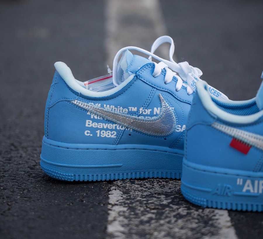 【スニダンで購入可】OFF-WHITE × NIKE AIR FORCE 1 LOW MCA BLUE 7枚目