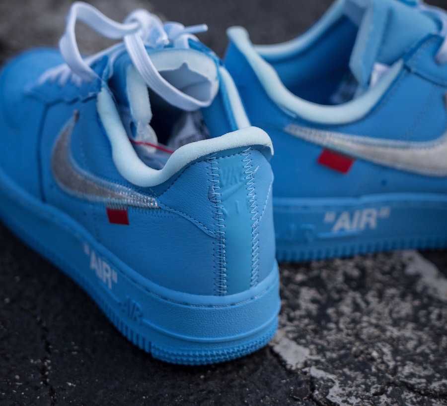 【スニダンで購入可】OFF-WHITE × NIKE AIR FORCE 1 LOW MCA BLUE 8枚目