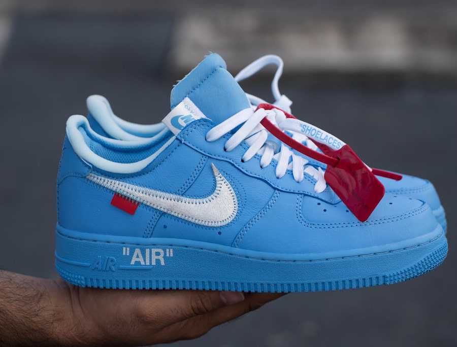 【スニダンで購入可】OFF-WHITE × NIKE AIR FORCE 1 LOW MCA BLUE 5枚目
