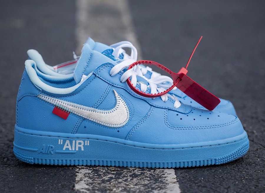 【スニダンで購入可】OFF-WHITE × NIKE AIR FORCE 1 LOW MCA BLUE 4枚目