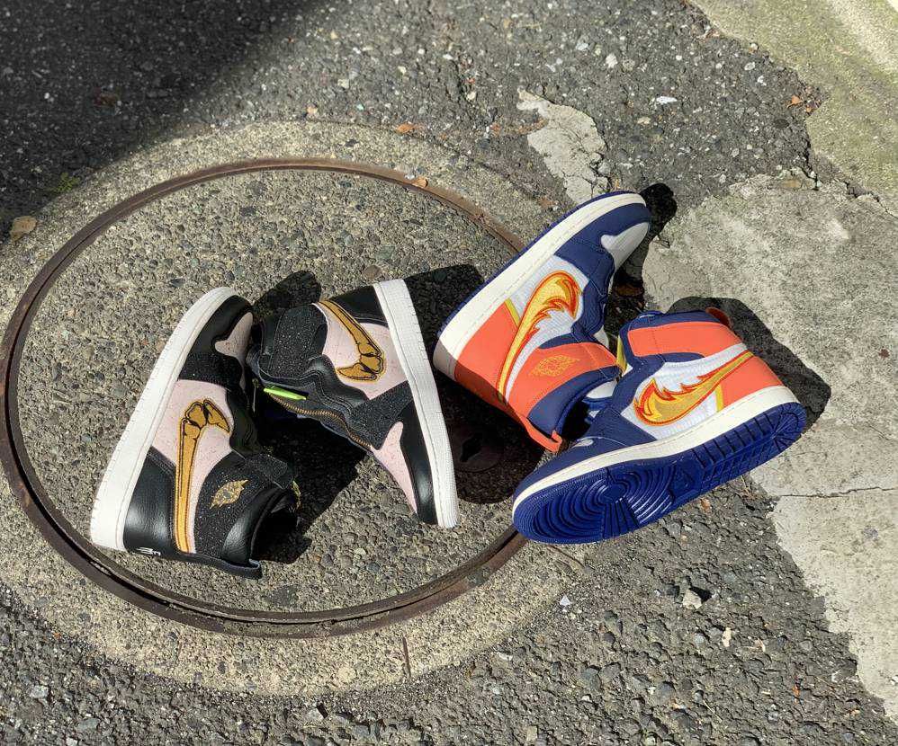 スティルアライブ エアジョーダン1 ハイ ジップ 2タイプ 2枚目