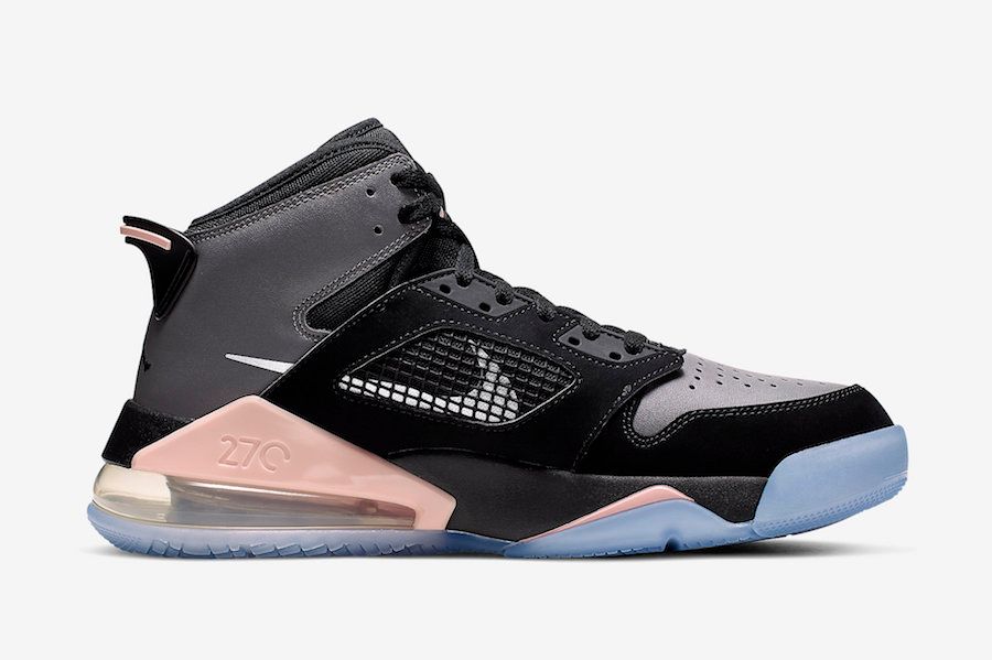 ナイキ ジョーダン マーズ 270 ブラック/グレー/ソフトピンク 3枚目
