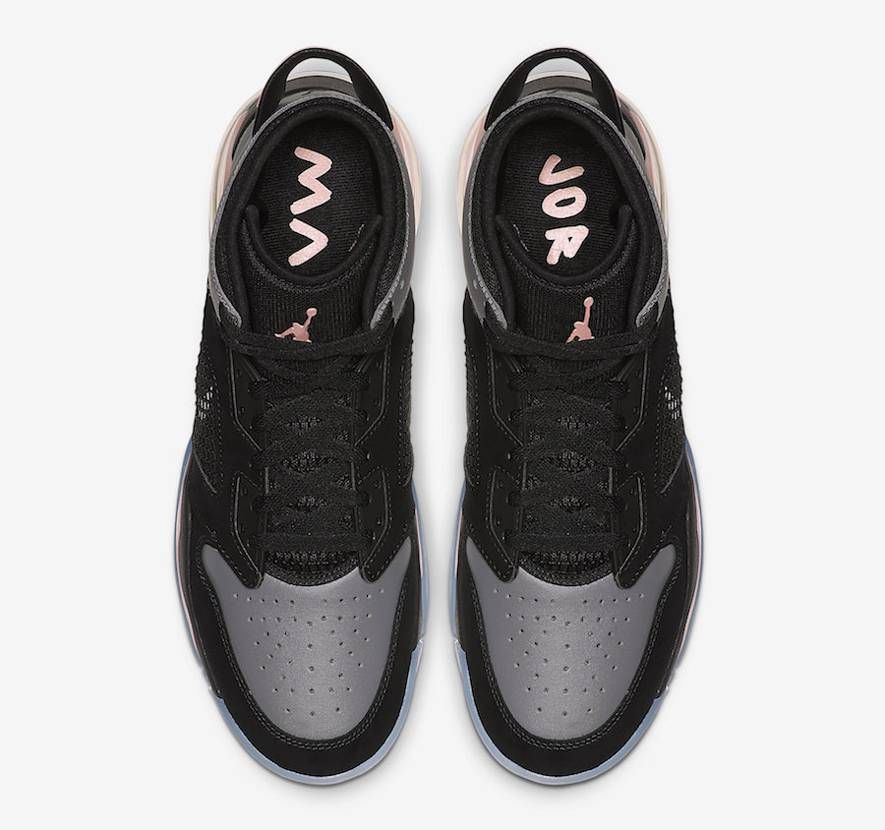 ナイキ ジョーダン マーズ 270 ブラック/グレー/ソフトピンク 4枚目