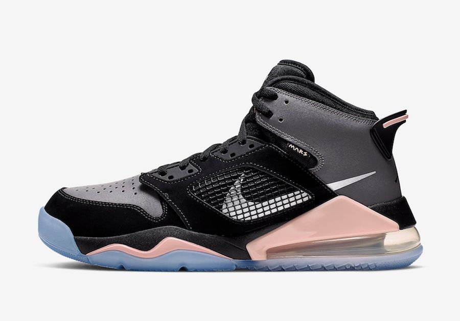 ナイキ ジョーダン マーズ 270 ブラック/グレー/ソフトピンク 2枚目