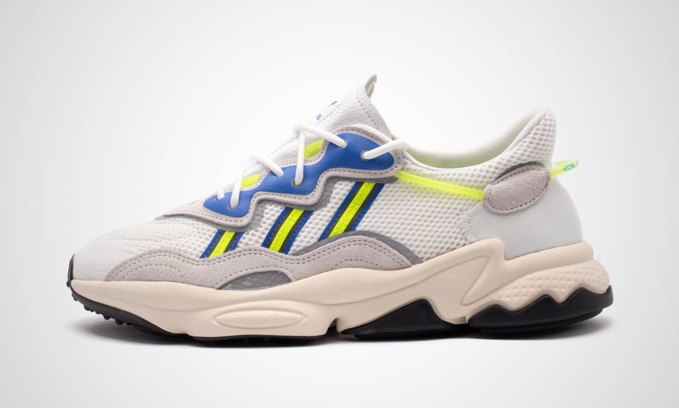 アディダス オズウィーゴ ホワイト/ネオンイエロー 5枚目