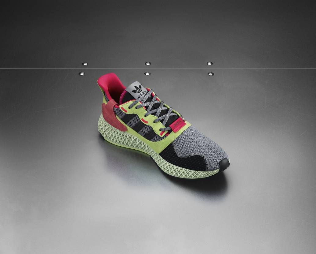 アディダス ZX 4000 4D グレー/グリーン 3枚目