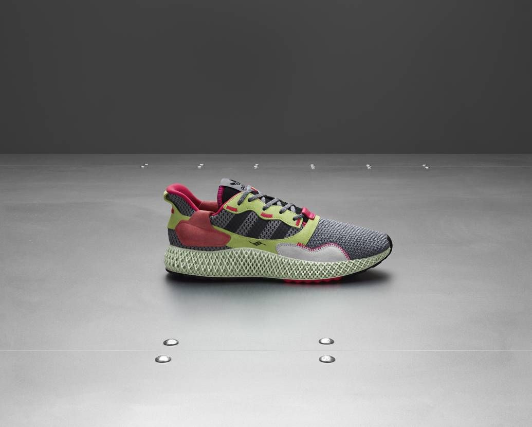 アディダス ZX 4000 4D グレー/グリーン 4枚目