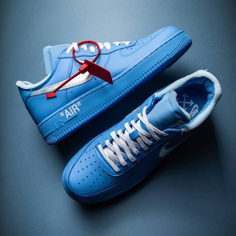 【スニダンで購入可】OFF-WHITE × NIKE AIR FORCE 1 LOW MCA BLUE 3枚目