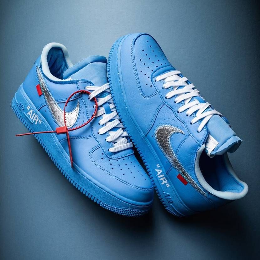 【スニダンで購入可】OFF-WHITE × NIKE AIR FORCE 1 LOW MCA BLUE 2枚目