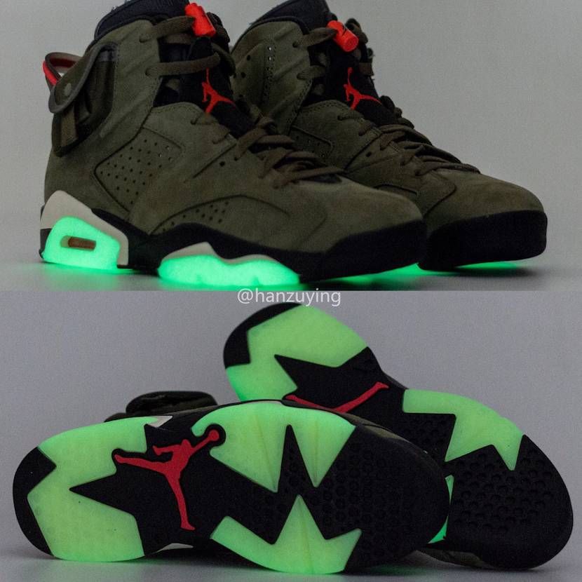 【スニダンで購入可】10/11発売 TRAVIS SCOTT × NIKE AIR JORDAN 6 OLIVE 抽選/定価/販売店舗まとめ 44枚目