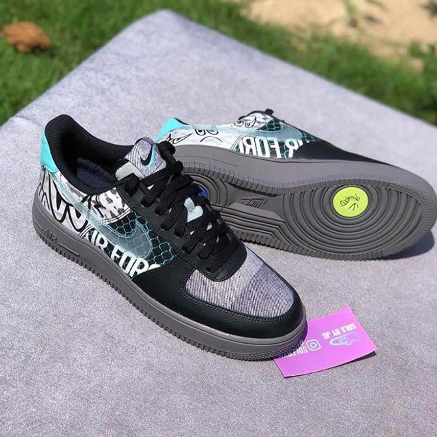 Air force one shop noir low