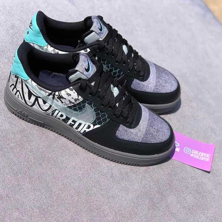 【リーク】NIKE AIR FORCE 1 PRM 2 GUNSMOKE PLATINUMBLACK 2枚目