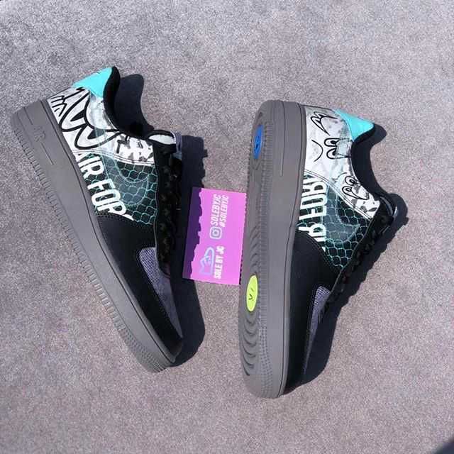 【リーク】NIKE AIR FORCE 1 PRM 2 GUNSMOKE PLATINUMBLACK 4枚目