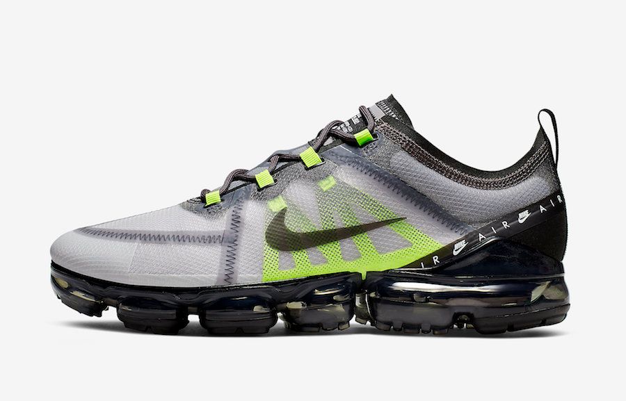 ナイキ エアヴェイパーマックス2019 LX グレー/イエロー 3枚目
