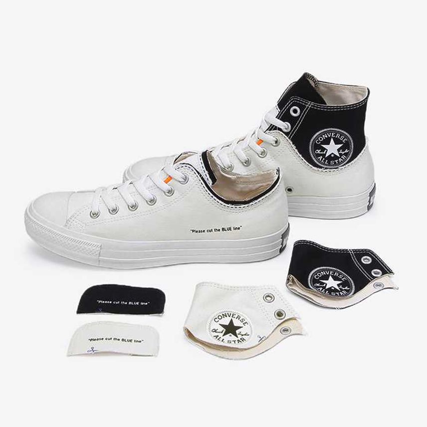 コンバース オールスター カットライン ハイカット 2色