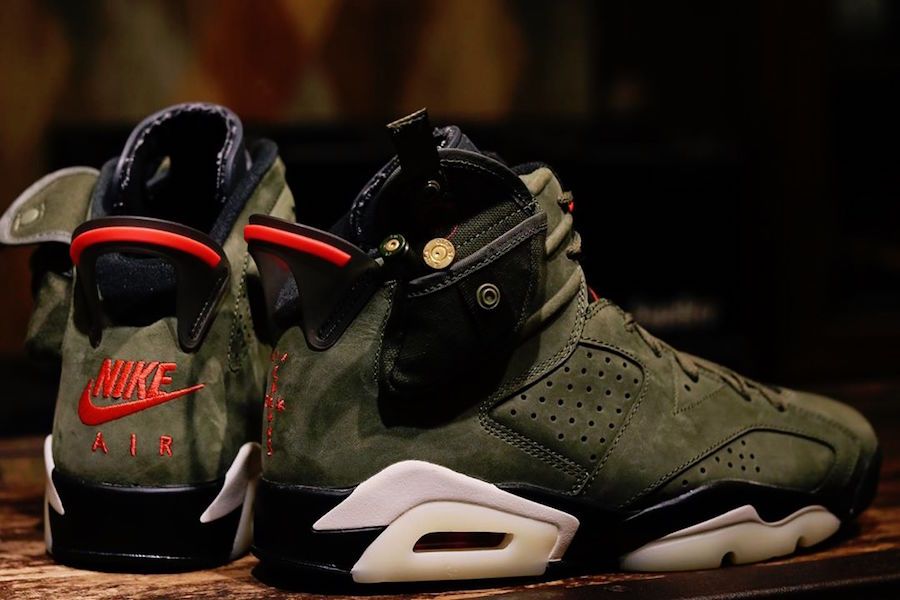 【スニダンで購入可】10/11発売 TRAVIS SCOTT × NIKE AIR JORDAN 6 OLIVE 抽選/定価/販売店舗まとめ 23枚目
