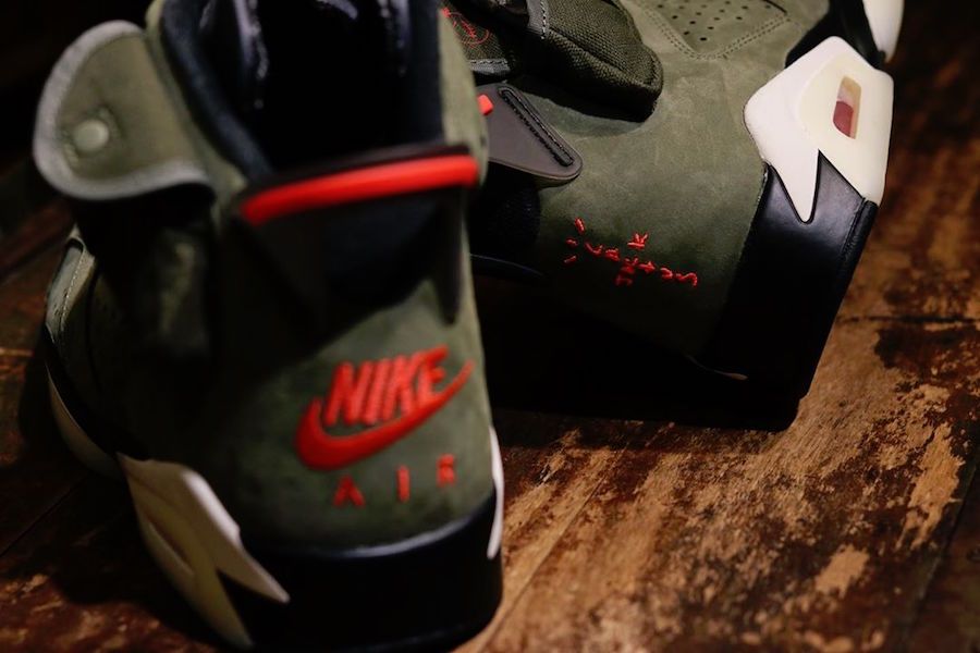 【スニダンで購入可】10/11発売 TRAVIS SCOTT × NIKE AIR JORDAN 6 OLIVE 抽選/定価/販売店舗まとめ 27枚目