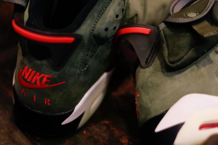 【スニダンで購入可】10/11発売 TRAVIS SCOTT × NIKE AIR JORDAN 6 OLIVE 抽選/定価/販売店舗まとめ 26枚目