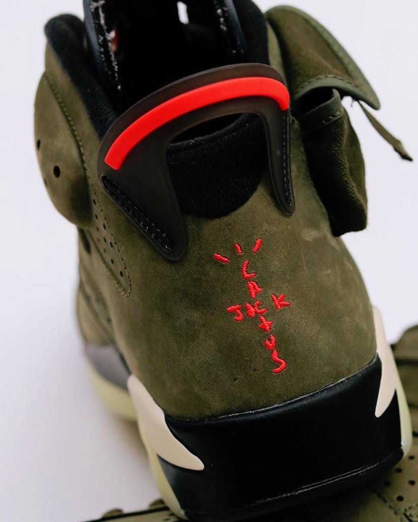 【スニダンで購入可】10/11発売 TRAVIS SCOTT × NIKE AIR JORDAN 6 OLIVE 抽選/定価/販売店舗まとめ 32枚目