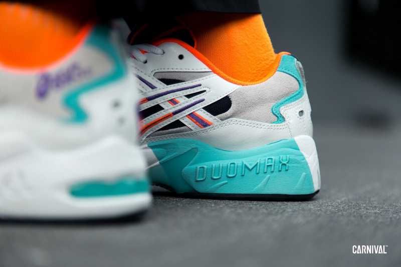 アシックスタイガー  ゲルカヤノ5 OG オレンジ/パープル 5枚目