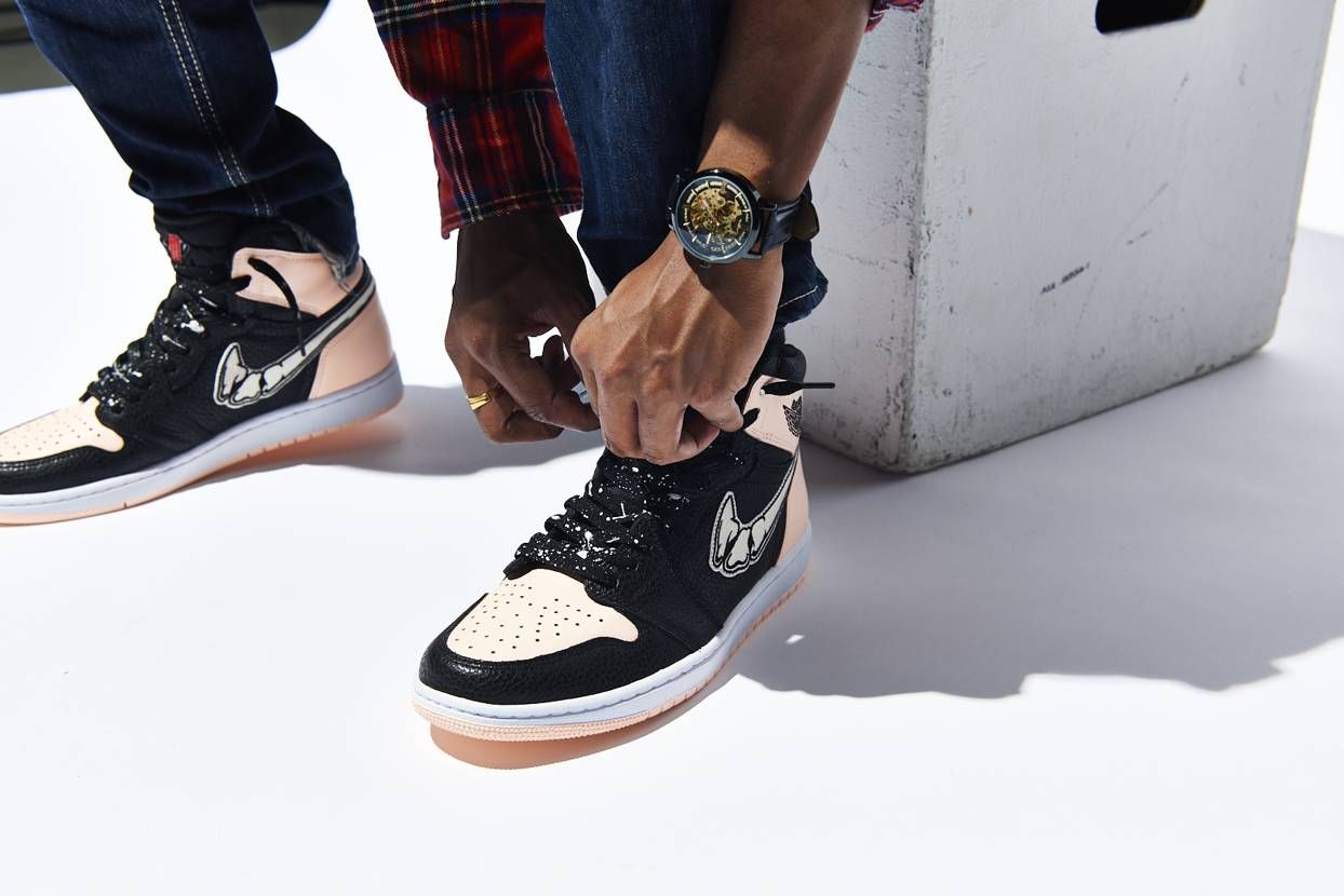 スティルアライブ エアジョーダン1 クリムゾンティント 3枚目