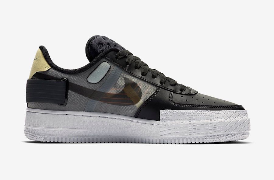 【スニダンで購入可】NIKE AIR FORCE1 LOW TYPE BLACK 6枚目
