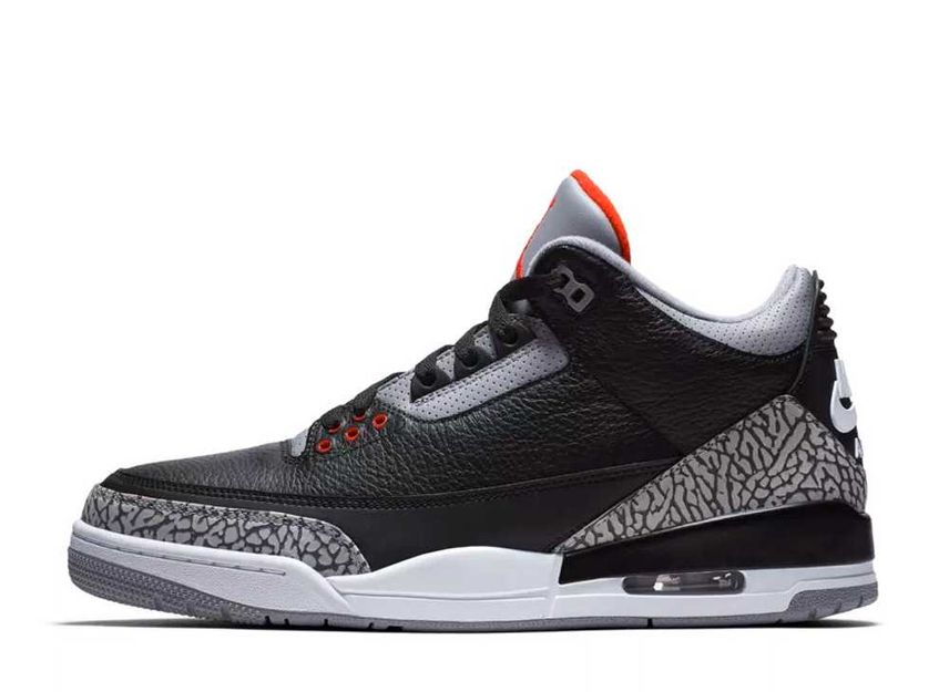 Nike Air Jordan 3 Black Cement 28.5cm