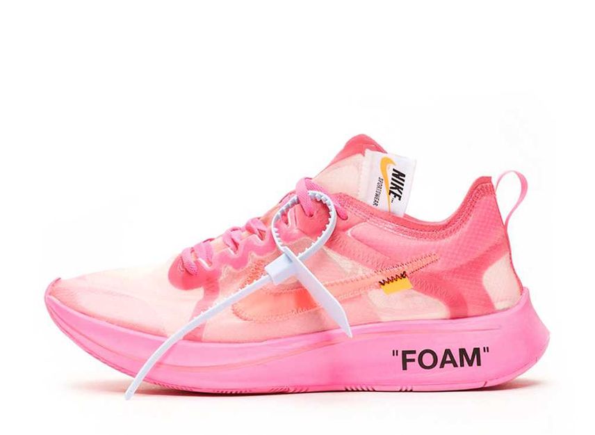 Off white nike top pink zoom fly