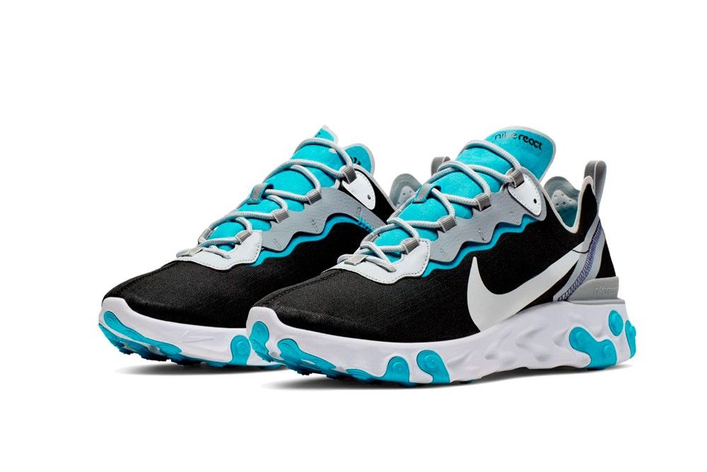 ナイキ リアクトエレメント55 SE ピュアプラチナ/ウルフグレー 5枚目