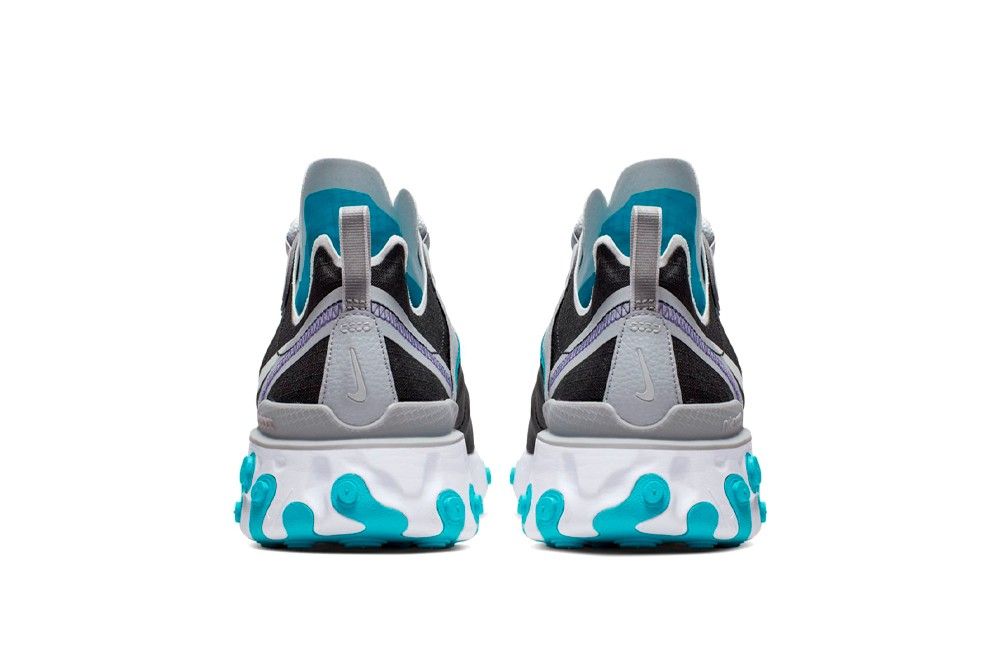 ナイキ リアクトエレメント55 SE ピュアプラチナ/ウルフグレー 8枚目