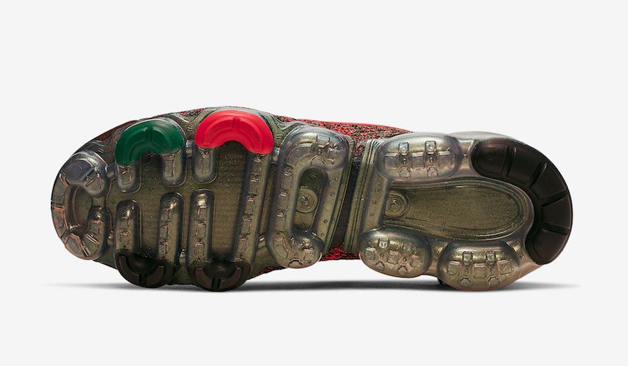 ナイキ エアヴェイパーマックス 3 ブラック/レッド/グリーン 5枚目