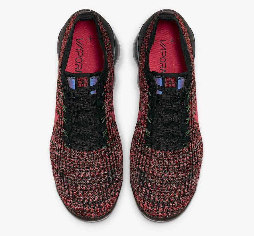 ナイキ エアヴェイパーマックス 3 ブラック/レッド/グリーン 4枚目