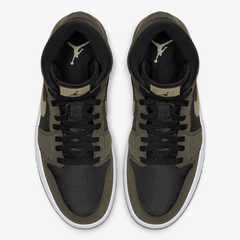 ナイキ エアジョーダン1 ミッド ミリタリーカラー 4枚目